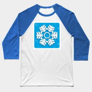 Snowflake Winter Holiday Christmas Decoration Baseball T-Shirt